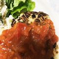 クックTVQUZ8☆'s cooksnap of when they made 完熟トマトソースの野菜おからハンバーグ.