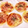 ☆土女☆クック's cooksnap of when they made オーブントースターde餃子の皮のピザ♪.