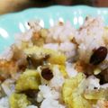 ひ‐ちゃん's cooksnap of when they made ゆであずき缶de★お赤飯★.