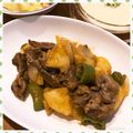 nakamucchi's cooksnap of when they made 牛肉とじゃがいものカレー炒め.