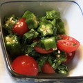 りーこ、's cooksnap of when they made オクラとトマトの簡単和え物.