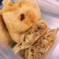 momocookin's cooksnap of when they made ツナと玉ねぎの油揚げ包み焼き.