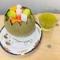 em♡mi's cooksnap of when they made メロンの器でフルーツポンチ星★.