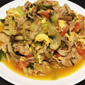 Mio＊Masa's cooksnap of when they made 青梗菜と豚肉の炒め物.