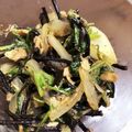 さーーーーゃん's cooksnap of when they made 大根菜とひじきのオイスターソース炒め.