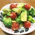 YUKIKI☆'s cooksnap of when they made アボカドとブロッコリー トマトの塩麹和え.
