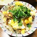 YUKIKI☆'s cooksnap of when they made ゆでたまご入り★納豆ご飯.