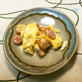 おはなすき's cooksnap of when they made 簡単☆ウインナーと卵のピリ辛炒め.