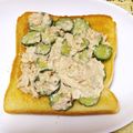 ミルキーーウェイ's cooksnap of when they made ボリューム満点・ツナきゅうりトースト.