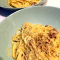 ayaka☆mu's cooksnap of when they made 濃厚カルボナーラワンポットパスタ☆.