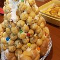 アブシンベル's cooksnap of when they made 簡単！シュークリームタワーお誕生日ケーキ.
