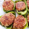 こじろうまる's cooksnap of when they made お弁当にぴったり！超手抜ピーマンの肉詰め.