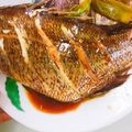 シマシマリス's cooksnap of when they made ビールで絶品鯛の煮付け.