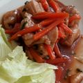 ゆのほなッチ★'s cooksnap of when they made 鶏もも肉のコチュジャンあんかけランチ.