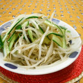 赤い電話's cooksnap of when they made 簡単☆作り置き！もやしきゅうりナムル.