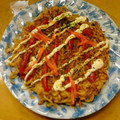 jun120121's cooksnap of when they made 5分で出来るお好み焼き風焼きそば（簡単）.