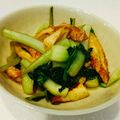 ue714's cooksnap of when they made 簡単 竹輪 チンゲン菜の オイスター炒め.