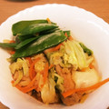 クック6X7EUN☆'s cooksnap of when they made キャベツと油揚げの煮物.