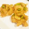 松子です's cooksnap of when they made プリプリ♪烏賊と蟹カマのタイさつま揚①.