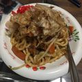 わかめ＊'s cooksnap of when they made 和風 焼うどん.