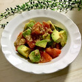３匹の大ぶたママ's cooksnap of when they made アボカドとトマトとシーチキンのごま和え.