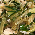 bmbmちゃん's cooksnap of when they made ささみときゅうりともやしの中華風サラダ♬.