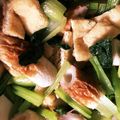 ⁂RiE⁂'s cooksnap of when they made めんつゆで簡単！小松菜と油揚げの和え物.