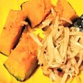 浪速のペキラブ's cooksnap of when they made 弁当に！豚肉レンジかぼちゃモヤシの炒め物.