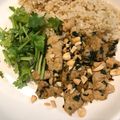 くまとやぎ's cooksnap of when they made バジルとパクチーでエスニック生姜焼き.