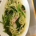 こうりん☆'s cooksnap of when they made 白だしとバターでベーコンほうれん草パスタ.