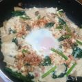 ☆pochiko☆'s cooksnap of when they made あったかおくらほうれん草ベーコン豆腐.