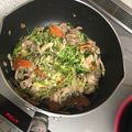 クック3X4A6C☆'s cooksnap of when they made 栄養満点!　簡単　豆苗の豚肉炒め.