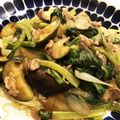Ayako0713's cooksnap of when they made 茄子と豚肉のあんかけ焼きそば.