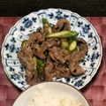 アルカママ's cooksnap of when they made アスパラガスと牛肉の炒め物♪簡単.