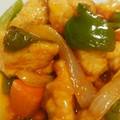 nuts703's cooksnap of when they made 簡単！ヘルシー！ささみの酢豚風.