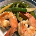 comilona♡'s cooksnap of when they made 海老じゃがピーマンのピリ辛オイマヨ炒め☆.