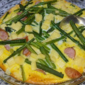 mary703's cooksnap of when they made 採れたてアスパラとソーセージのキッシュ.