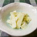yasutonton's cooksnap of when they made うどの味噌マヨネーズ和え。.