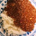 Kanacocoa＊'s cooksnap of when they made 茄子とトマトのひき肉カレー.