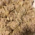 橙食堂's cooksnap of when they made 餃子の皮で♪もっちり簡単シュウマイ☆.