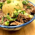 ねじ山ねじ子's cooksnap of when they made インパクト大！炊飯器でまるごと玉ねぎ牛丼.