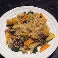 sotasuke7's cooksnap of when they made カボチャ入り 春雨とピーマンのひき肉炒め.
