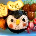 7pockets's cooksnap of when they made キャラ弁☆ペンギン.
