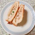 yesmama's cooksnap of when they made セロリ香る新玉ねぎとツナのサンドイッチ.