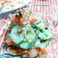 ＴＯＭＯＷＡＴ's cooksnap of when they made きゅうりとトマトとみょうがの塩昆布和え.