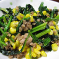 ちばたま's cooksnap of when they made ほうれん草と豚挽きのバター炒め.