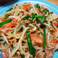 ⭐とっくん⭐'s cooksnap of when they made もやしひき肉炒め.