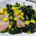 ちばたま's cooksnap of when they made ほうれん草のバターソテー.