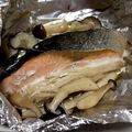 クック7MD8L1☆'s cooksnap of when they made 鮭ときのこのホイル焼き.