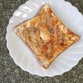 ふたごゆき's cooksnap of when they made じゃりコチュチーズトースト☆.